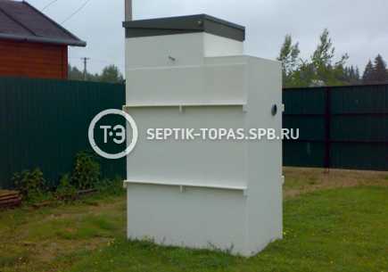 Монтаж септика Топас 9