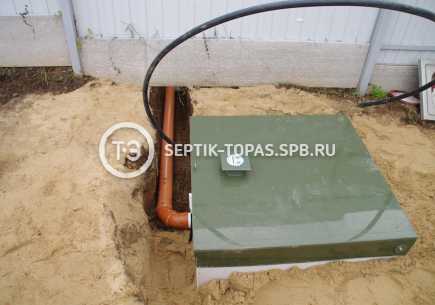Установка септика Топас 4