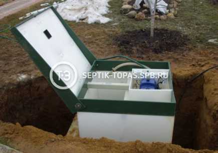 Установка септика Топас 8 Лонг